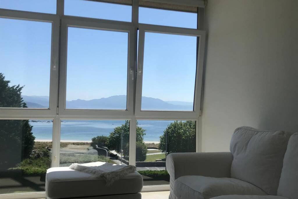 Apartamento Primera Linea De Playa フィニステレ エクステリア 写真