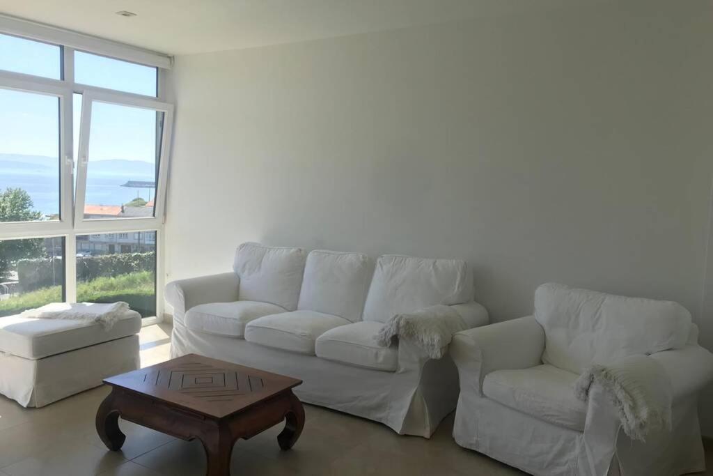 Apartamento Primera Linea De Playa フィニステレ エクステリア 写真